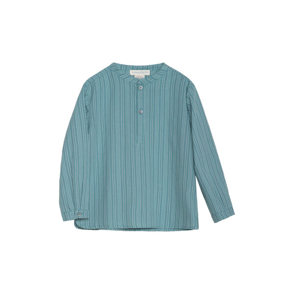 Peasant Shirt, mineral stripe, Serendipity