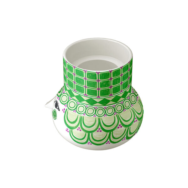 Olga Candle holder, green, Bjørn Wiinblad