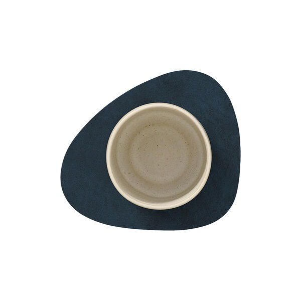 Nupo glass mat Curve, midnight blue, LIND DNA