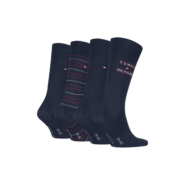 Tommy Hilfiger Men Sock 4P Giftbox | Navy, Tommy Hilfiger