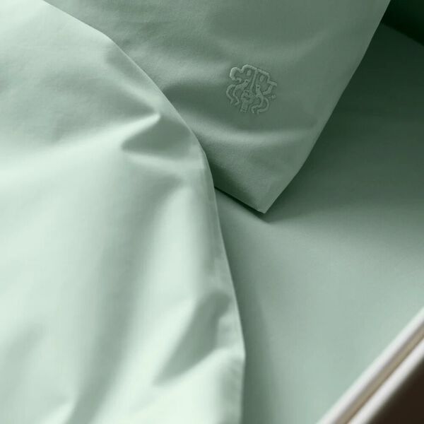 SUPIMA PERCALE Bedding, glass green, Georg Jensen Damask