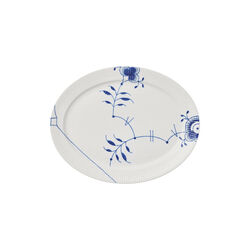 Blue Fluted Mega Oval Dish 35 cm, Royal Copenhagen