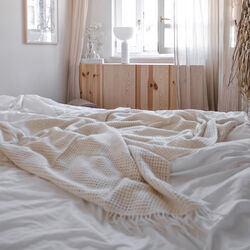 Basket Throw, off white, ELVANG