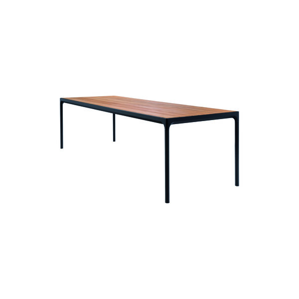 FOUR Table, bamboo/black, HOUE