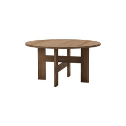 Mio Table &Oslash;140, stained oak, Thorup Copenhagen