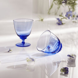 Flow Tumbler, dark blue, Holmegaard