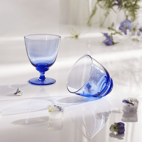 Flow Tumbler, dark blue Flow Tumbler, dark blue, Holmegaard
