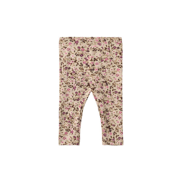Leggings Jules, soft sand flower wine, Wheat