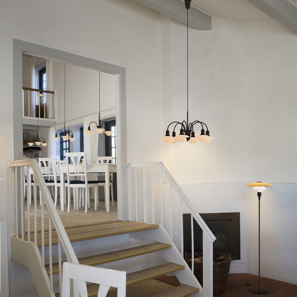 PH 3&frac12;-2&frac12; Floor Lamp Centenary Edition, amber/opal white, Louis Poulsen