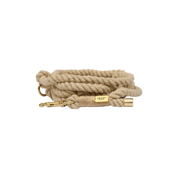 Adjustable and soft line standard, beige, Drew's Dogwear