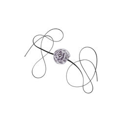 Luster Flower Choker, silver, Becks&ouml;ndergaard