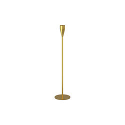 Saturn candle holder 36 cm, brass, Piet Hein