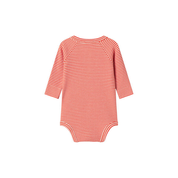 Bruno LS Bodysuit, red stripe, MarMar Copenhagen