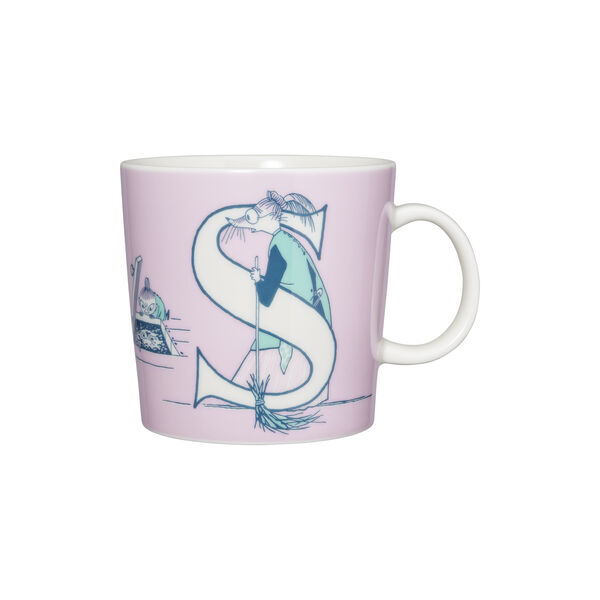 Moomin Mug 40 cl Alphabet S, Moomin Arabia