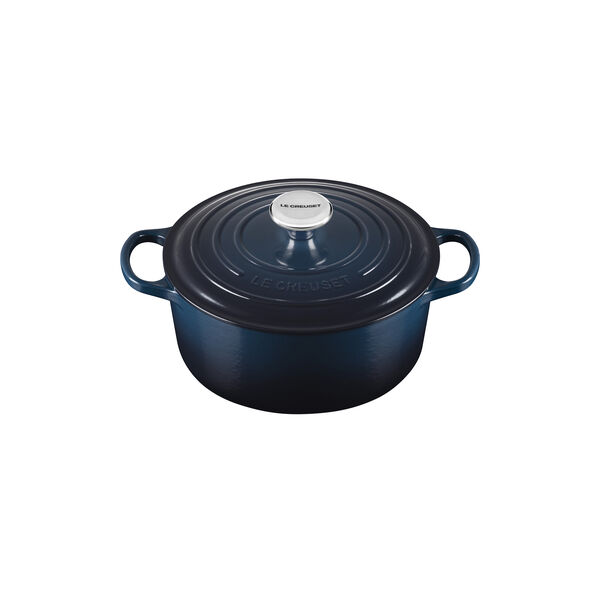 Signature Round Pot &Oslash; 24 cm, nuit, Le Creuset