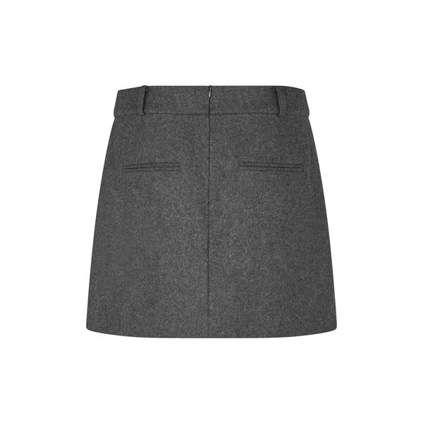 Milea Mini Skirt, dark grey melange Milea Mini Skirt, dark grey melange, Second Female