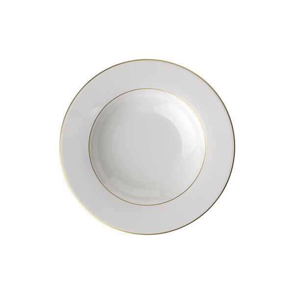 Anmut Gold Deep Plate &Oslash; 24 cm, white/gold, Villeroy & Boch