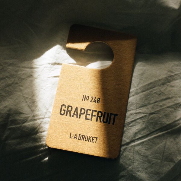 No. 248 Fragrance Tag, grapefruit, L:a Bruket
