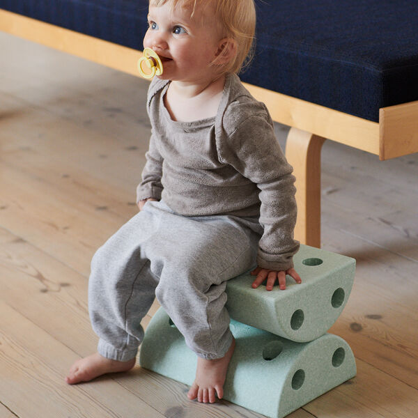 Kids Stool, ocean mint/forest green, MODU