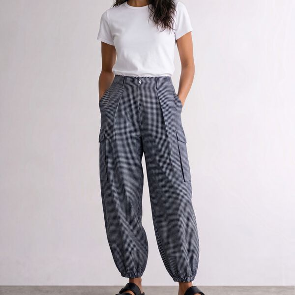 LR-STOCKHOLM 1 Pants, dark navy combi, Levet&eacute; Room