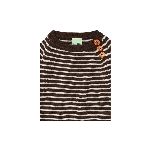 Baby Sweater, mocca/ecru, FUB
