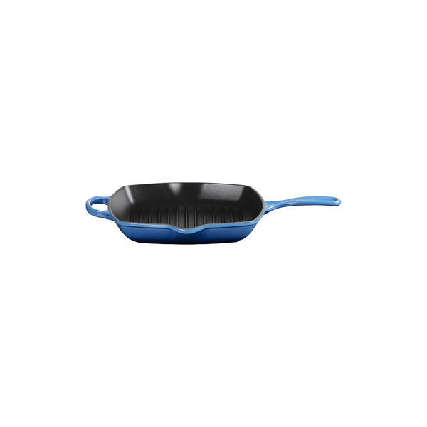 Signature cast iron square grillit 26 cm, azure, Le Creuset
