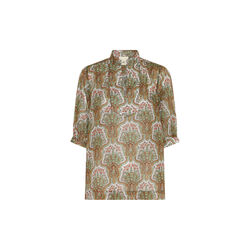 HMTurin shirt, green paisley print, Heartmade