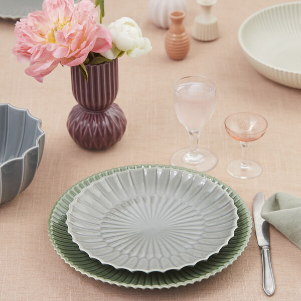 Samsurium Lunch Plate Ø 22 cm, blue/grey, Dottir Nordic Design