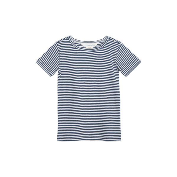 T-Shirt Stripe, navy/offwhite, Serendipity