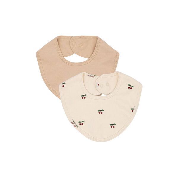 2-pack Bibs, cherry 2-pack Bibs, cherry, Konges Sløjd