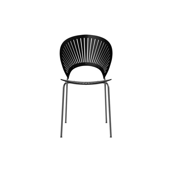 3398 Trinidad Chair, black ash/flint, Fredericia Furniture
