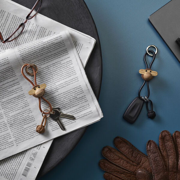 Monkey Keychain, gold, Kay Bojesen Denmark