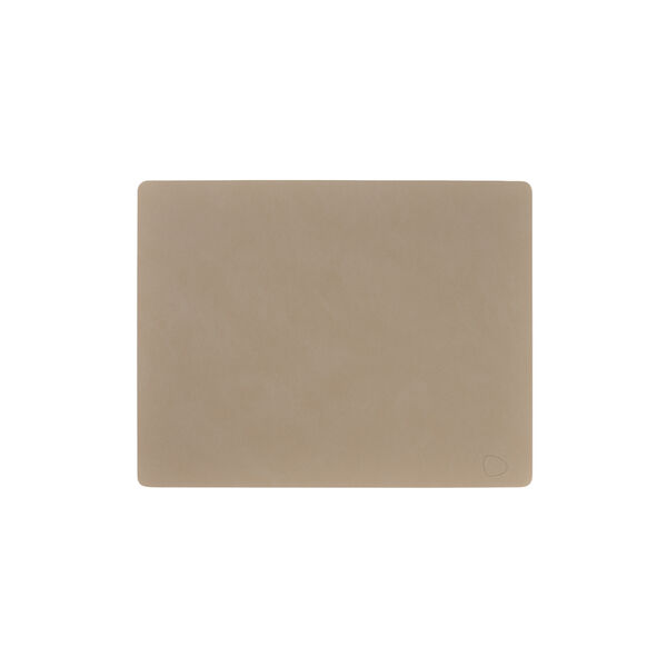 Nupo table mat Square L, clay brown, LIND DNA