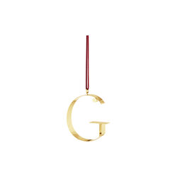 Christmas letter ornament G, Georg Jensen