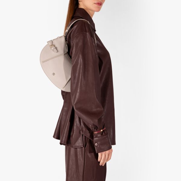 Cavallo Hobo Bag | Fog Beige, Aigner