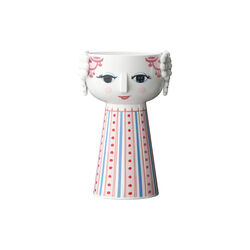 Eva Candle holder, dusty red, Bjørn Wiinblad