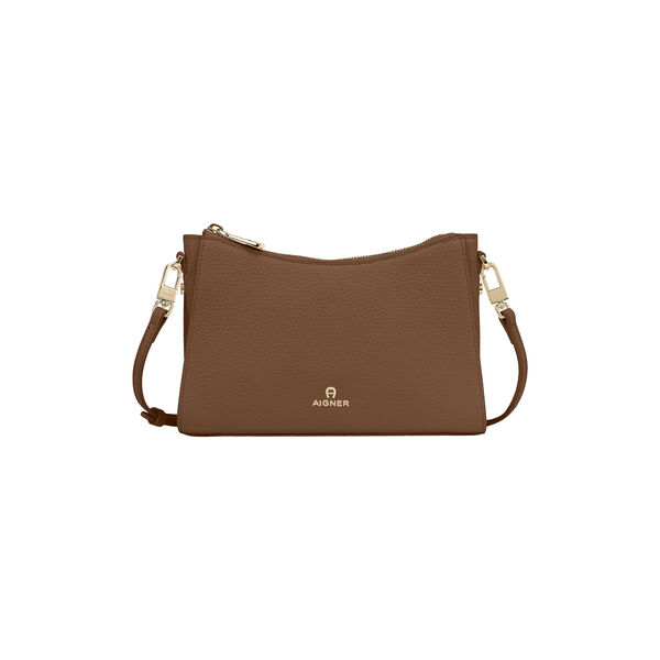 Ivy Crossbody Bag | Saddle Brown, Aigner