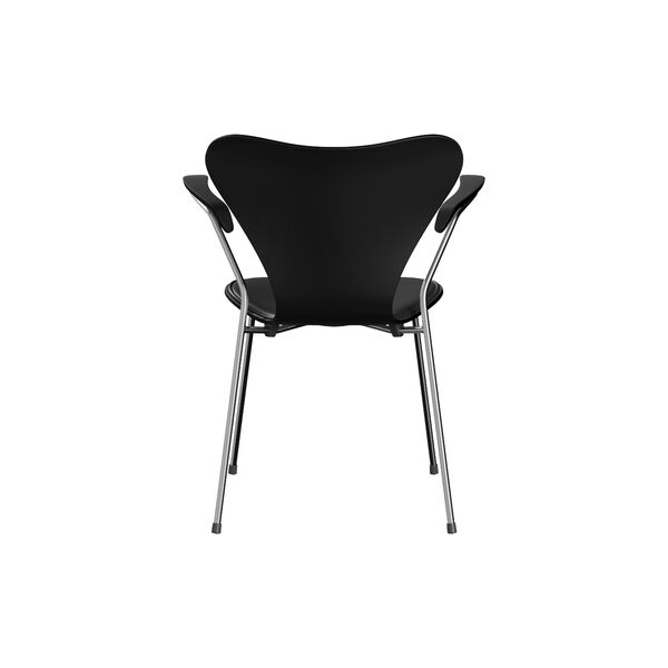 Series 7&trade; 3207 Front Upholstered Chair, Grace Black, Fritz Hansen