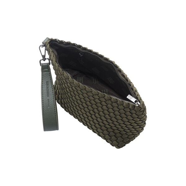 Woven Clutch, army, Ilse Jacobsen Hornb&aelig;k