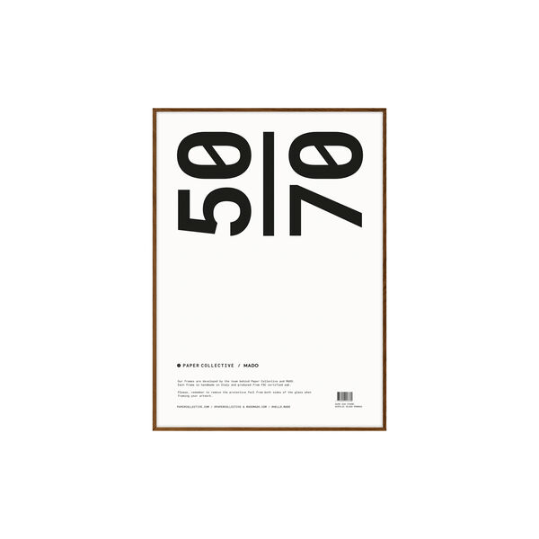 Frame, dark oak Frame, dark oak, Paper Collective