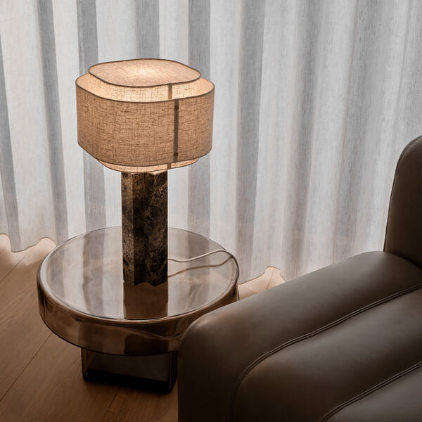 Takai Marble Table Lamp, beige, Design For The People