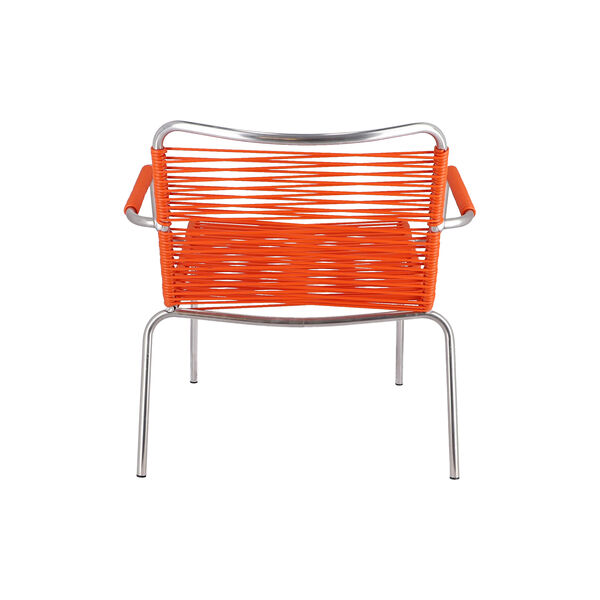 Mya Outdoor Lounge Chair with Armrests, orange Mya Outdoor Lounge Chair with Armrests, orange, FIAM
