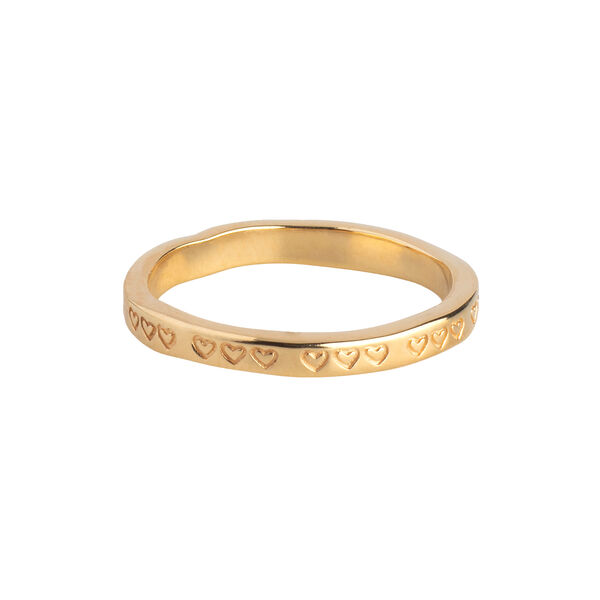 Heart Ring, gold plated, ENAMEL Copenhagen