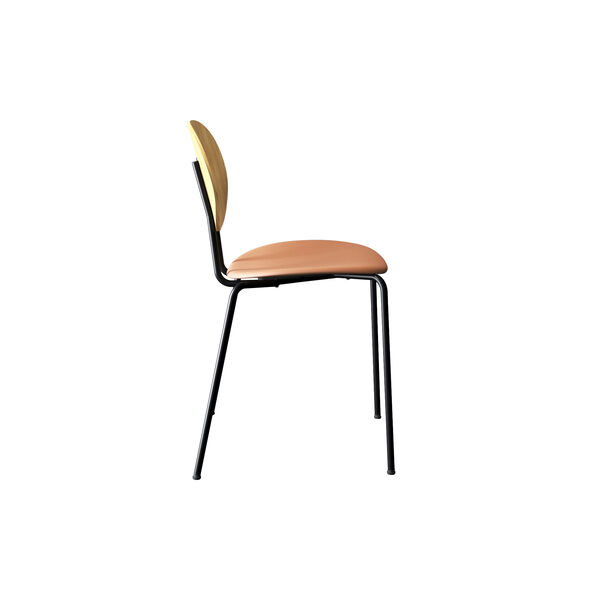 PIET HEIN Chair, oiled oak/Silk Cognac, Sibast Furniture