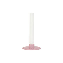 Rhombe Color Candle Holder, rose, Lyngby Porcelæn