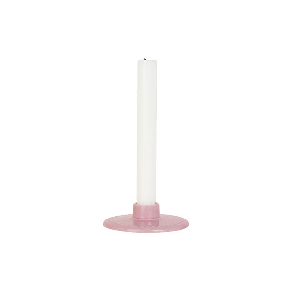 Rhombe Color Candle Holder, rose, Lyngby Porcelæn