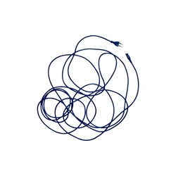 Power Cable 7,5 meters, ultra marine, Pedestal