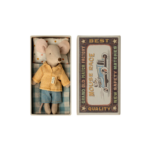 Big Brother Mouse in Matchbox, Maileg