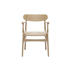CH26 Dining Chair, oiled oak/natural, Carl Hansen & S&oslash;n