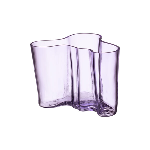 Alvar Aalto vase, light purple treform, Iittala